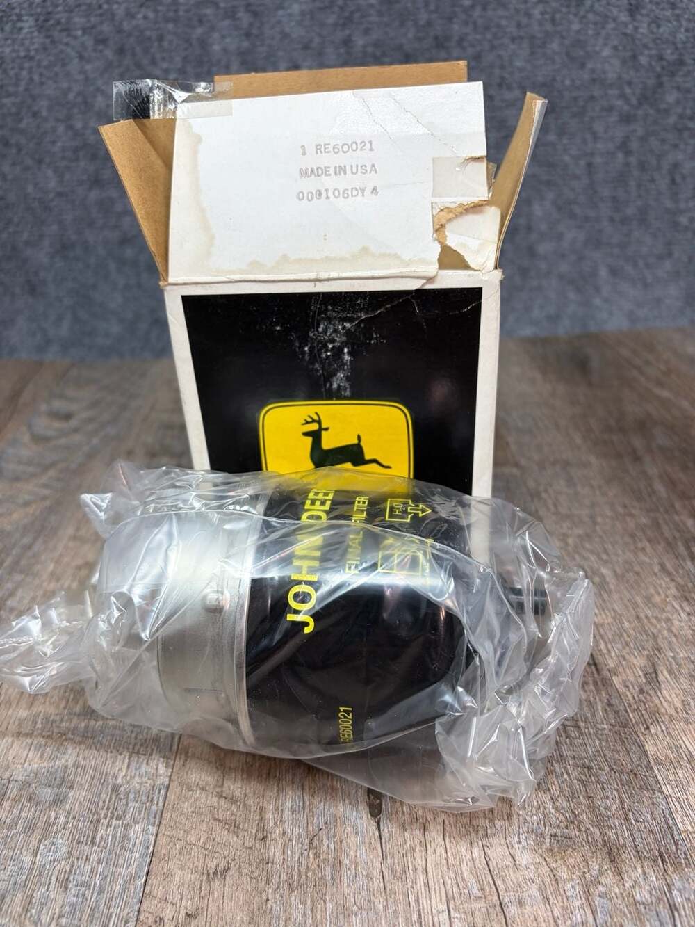 John Deere Fuel Filter - RE60021 OEM John Deere Part New Original in box NOS